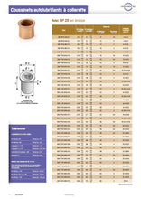 Charger l&#39;image dans la galerie, Brochure Coussinets autolubrifiants à collerette BP25 - C22 à C60 METAFRAM
