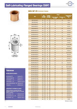 Load image into gallery, Self-Lubricating Flanged Bearings (SBF) BP25 - C33 to C60 METAFRAM
