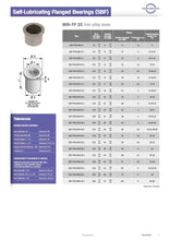 Charger l&#39;image dans la galerie, Self-Lubricating Flanged Bearings (SBF) FP20 METAFRAM
