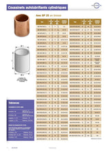 Load image into gallery, Brochure Coussinets autolubrifiants cylindriques BP25 - 16 à 32 METAFRAM
