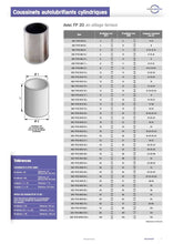 Load image into gallery, Brochure Coussinets autolubrifiants cylindriques FP20 METAFRAM
