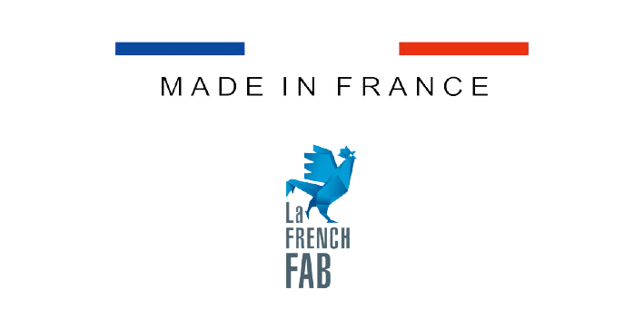 Logo French Fab, soutenu par Soenen Industrie.