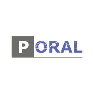 Logo Poral, France.