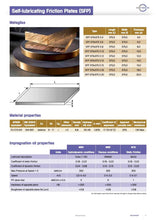 Charger l&#39;image dans la galerie, Self-lubricating Friction Plates (SFP) METAGLISS®
