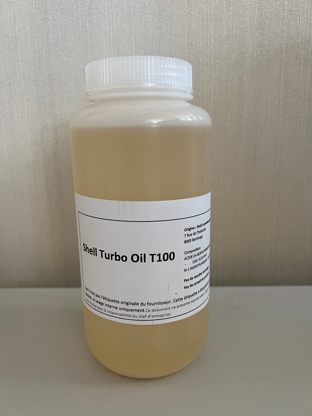 Litre d'huile d'imprégnation pour ébauches BP25 & FP20 - TURBO T100 - Soenen Industrie